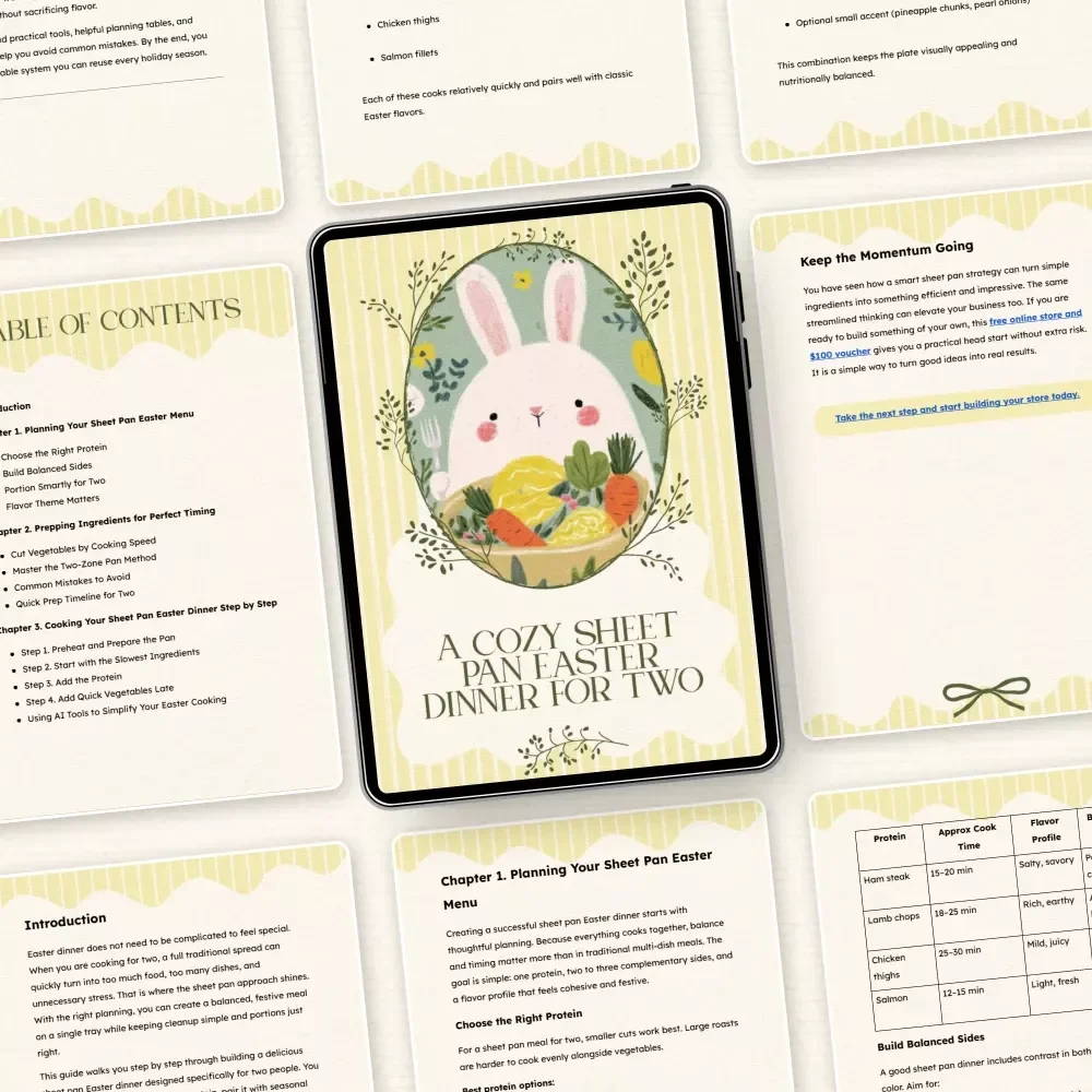 A Cozy Sheet Pan Easter Dinner for Two - The Perfect Guide for a Stress-Free Easter Meal