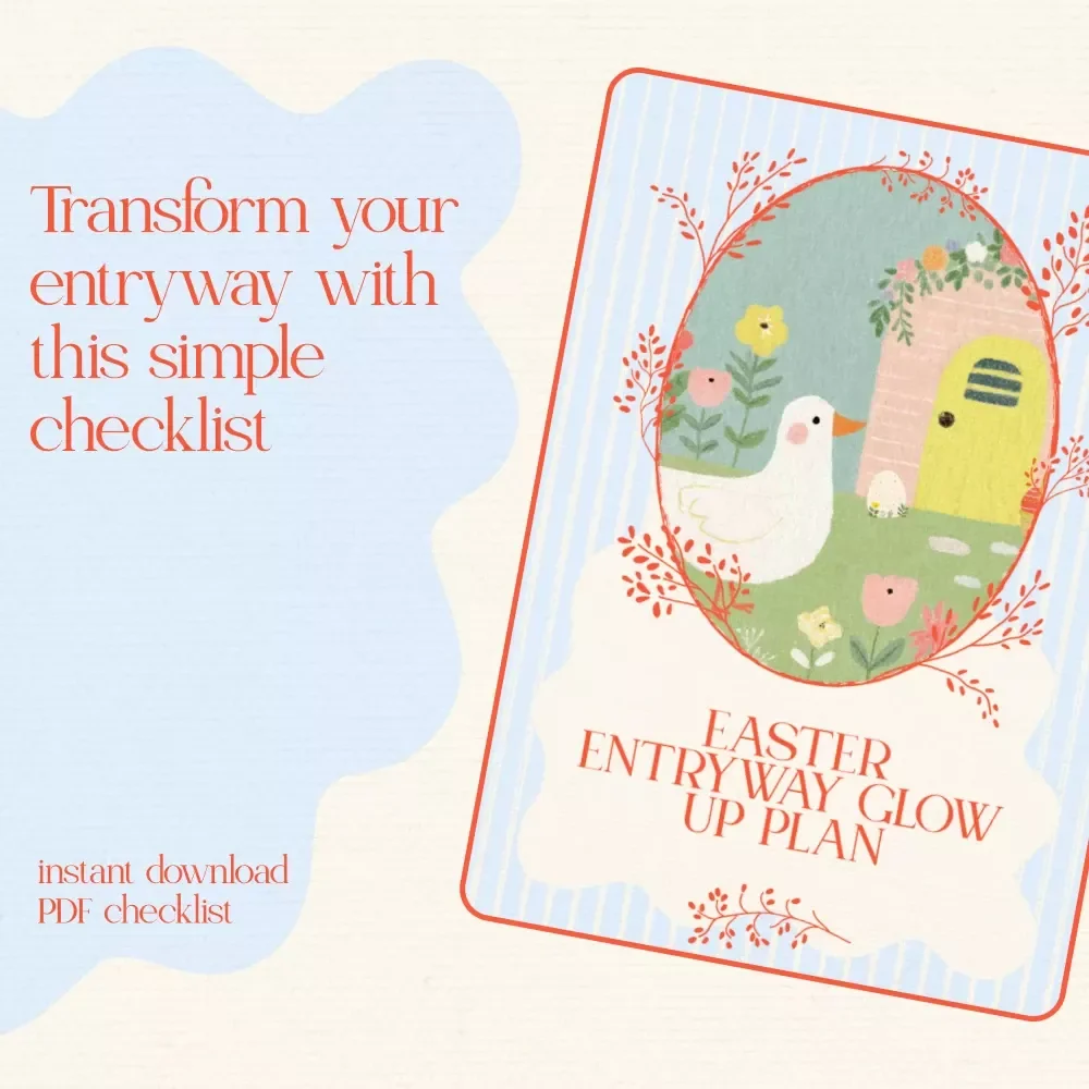 Easter Entryway Glow Up Plan | Welcoming Easter Entry Checklist
