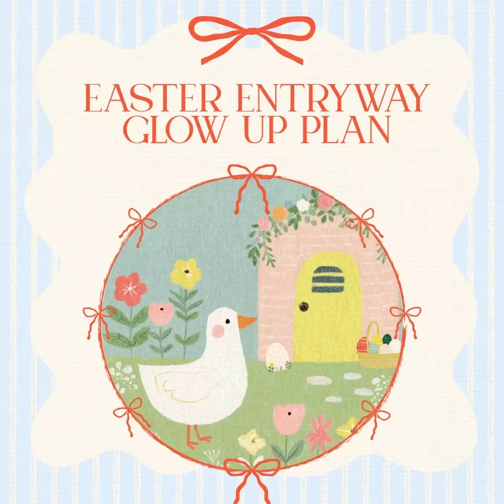 Easter Entryway Glow Up Plan | Welcoming Easter Entry Checklist