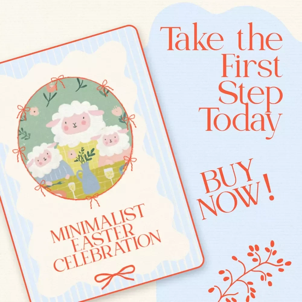 Minimalist Easter Celebration Checklist – Simple & Intentional Holiday Planner with Minimalist Easter Celebration Tips, Printable Digital Download