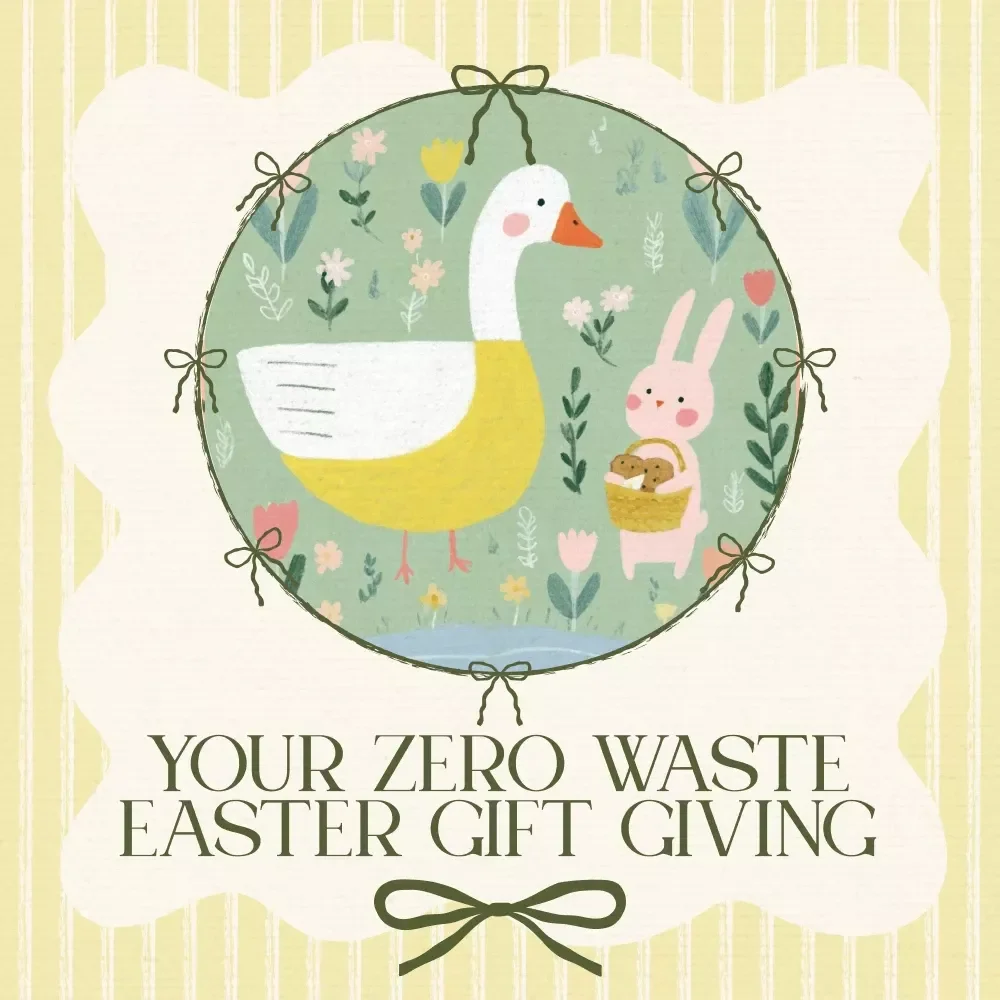 Your Zero Waste Easter Gift Giving – Printable Checklist of Zero Waste Easter Gift Ideas for a Sustainable, Plastic-Free Holiday