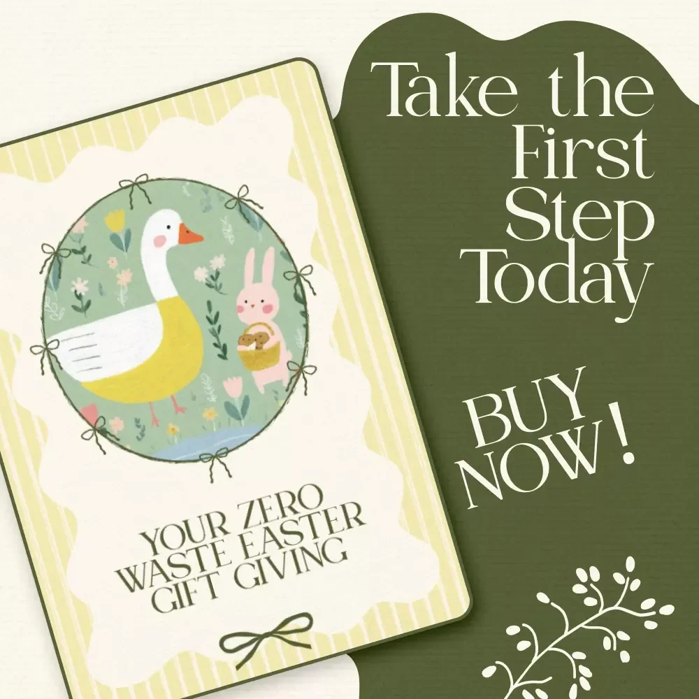 Your Zero Waste Easter Gift Giving – Printable Checklist of Zero Waste Easter Gift Ideas for a Sustainable, Plastic-Free Holiday