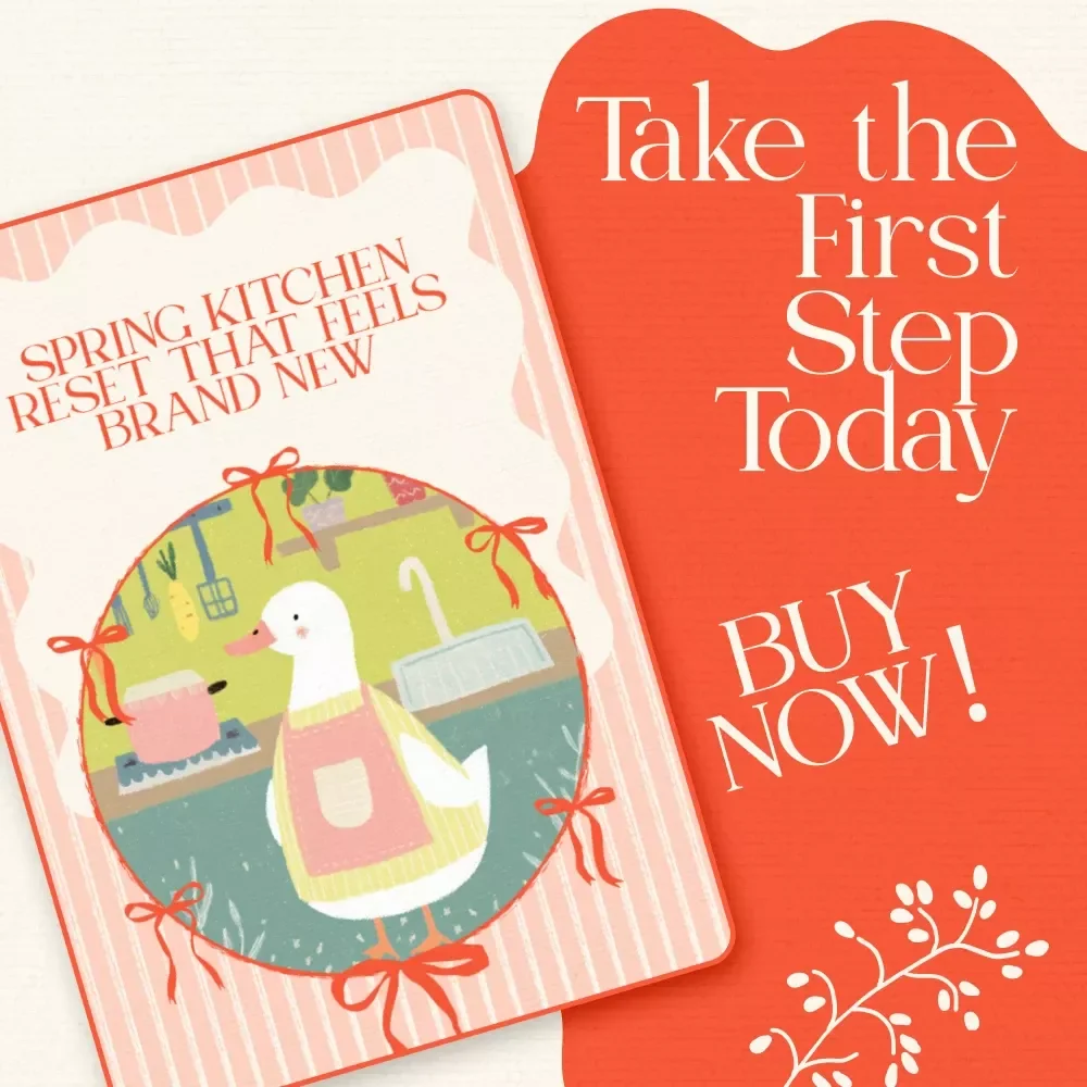 Spring Kitchen Reset That Feels Brand New - Easter-Themed Digital Checklist
