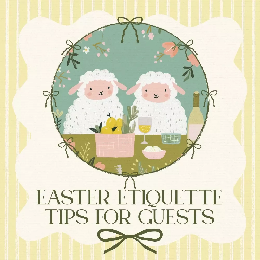 Easter Etiquette Tips for Guests: Your Handy Checklist – Printable Easter Etiquette Tips for Guests Guide, Holiday Hosting Manners, Instant Download