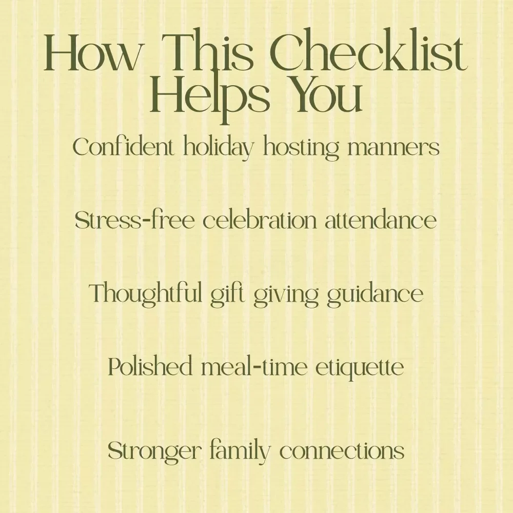 Easter Etiquette Tips for Guests: Your Handy Checklist – Printable Easter Etiquette Tips for Guests Guide, Holiday Hosting Manners, Instant Download