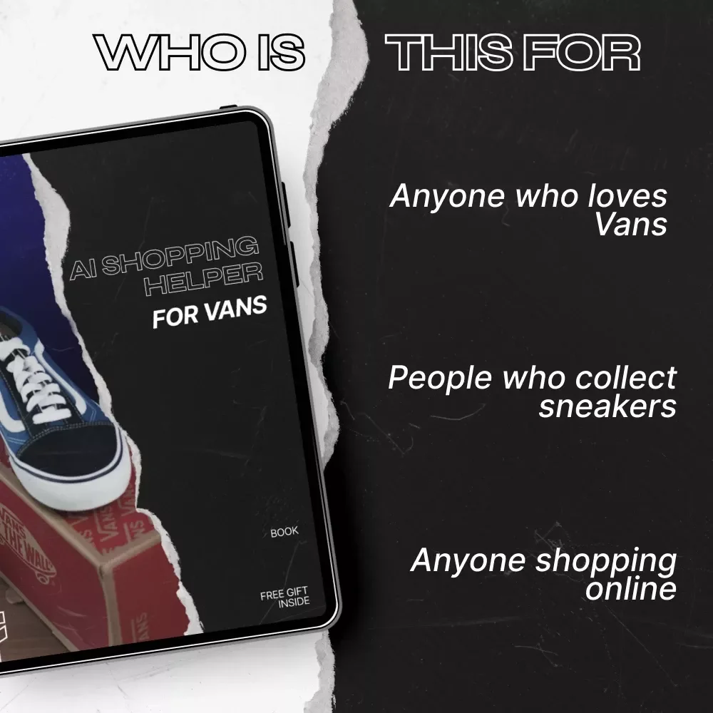 AI Shopping Helper for Vans – The Ultimate AI Shopping Helper Vans eBook Guide to Smarter Sneaker Finds, Rare Style Discovery & ChatGPT Prompts