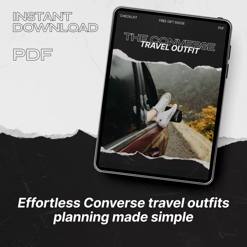 The Converse Travel Outfit – Ultimate Checklist for Effortless Converse Travel Outfits | Digital Download Packing Guide