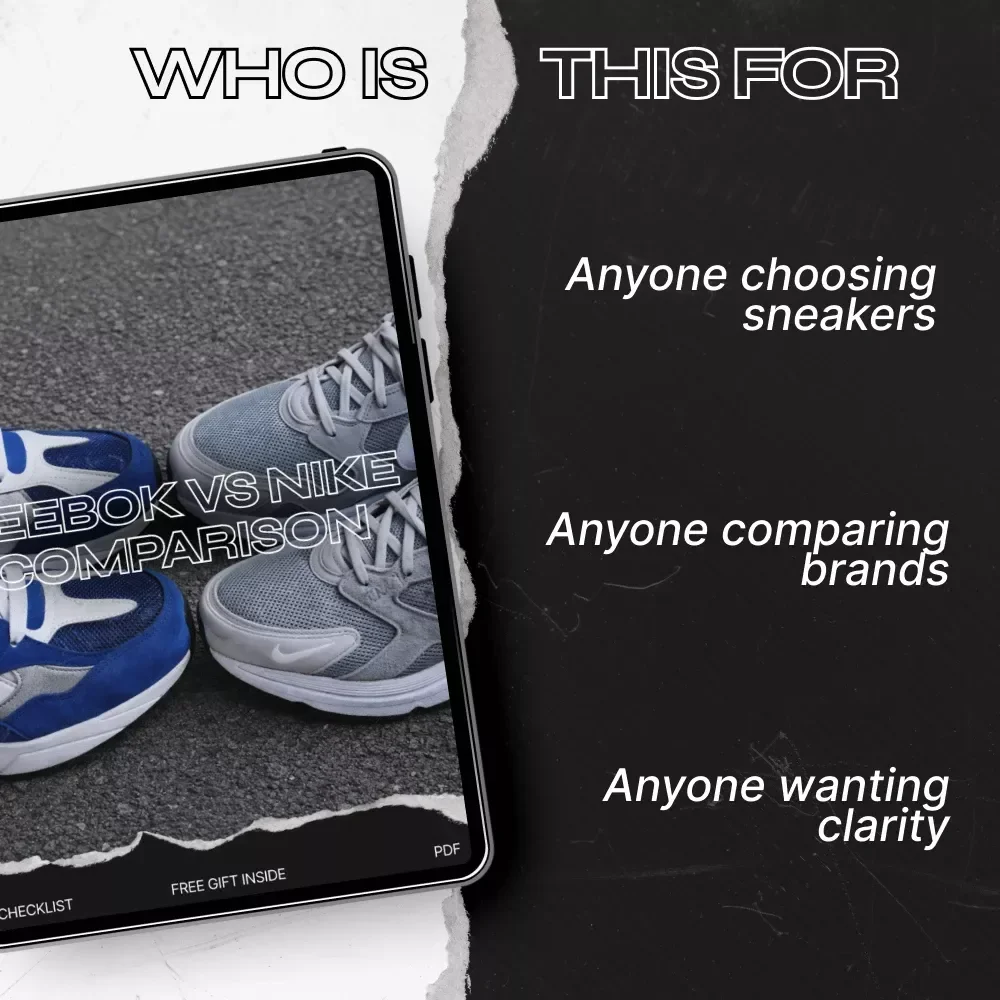 Reebok vs Nike Comparison Checklist | In-Depth reebok vs nike comparison Guide for Sneaker Buyers, Athletes & Brand Strategy Analysis | Digital Download