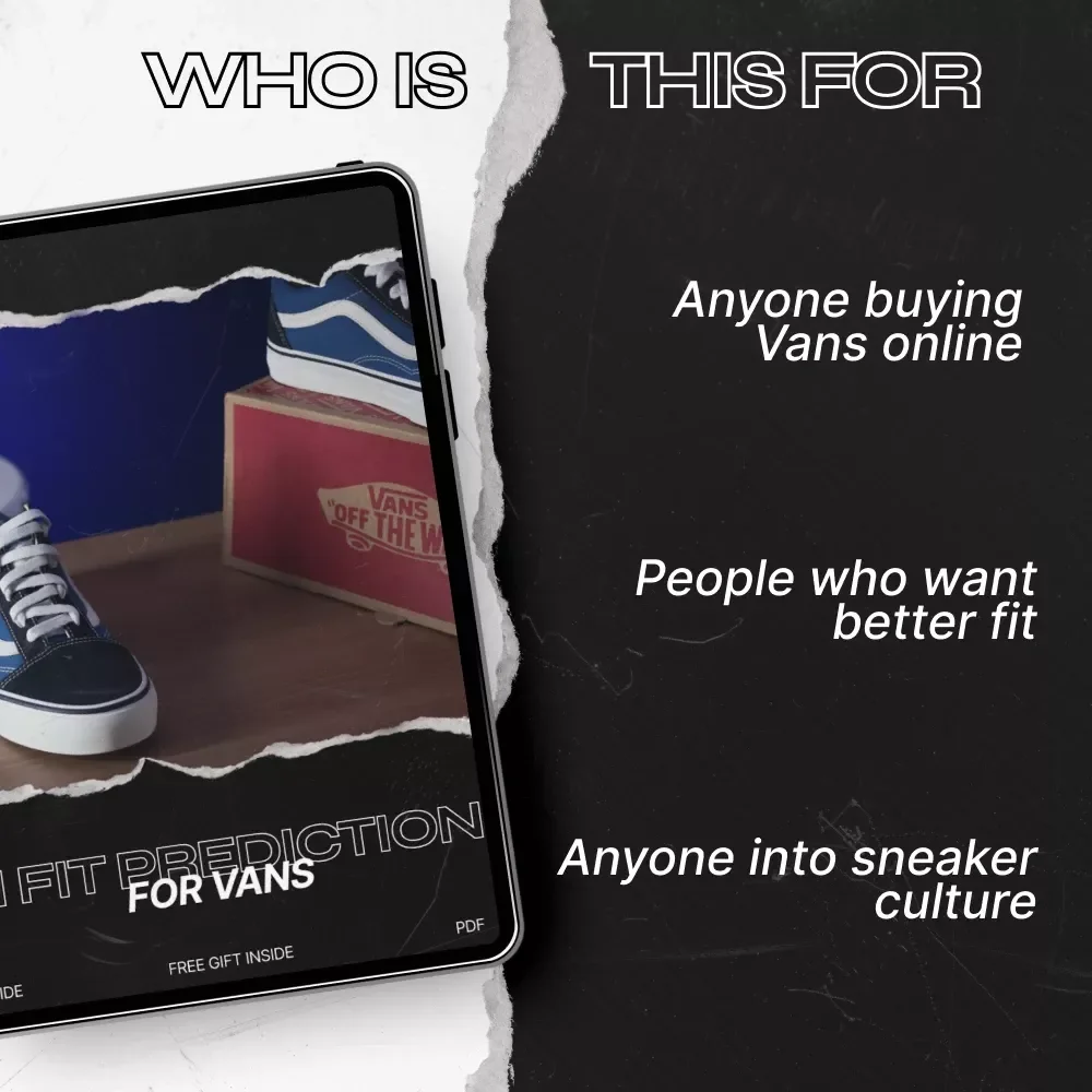 AI Fit Prediction for Vans – Complete Guide to ai fit prediction vans, Smart Sizing Tips & AI Tools for Perfect Vans Fit (Digital Download)