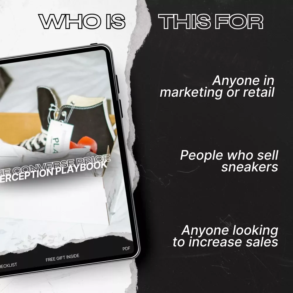 The Converse Price Perception Playbook: A Proven Checklist to Boost Sneaker Sales