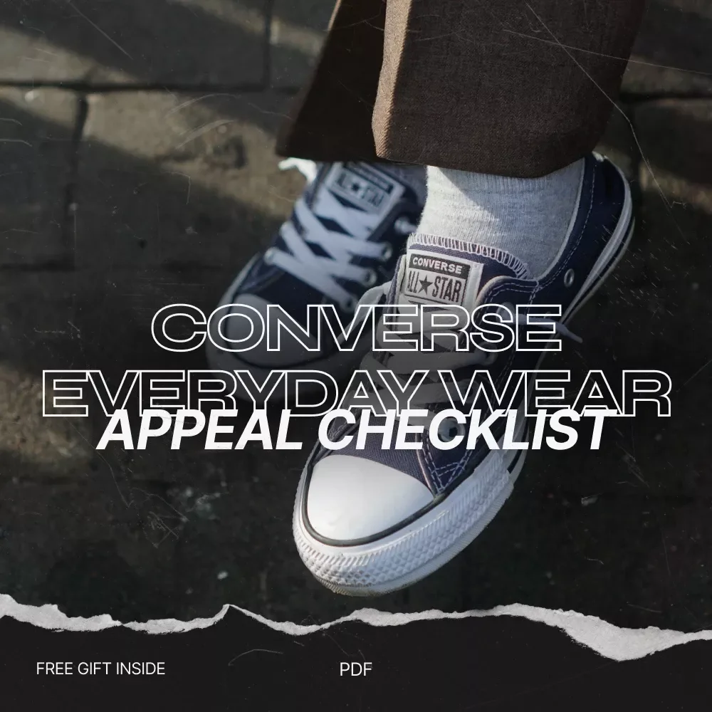 Converse Everyday Wear Appeal Checklist - The Ultimate Guide to Styling Your Converse Sneakers