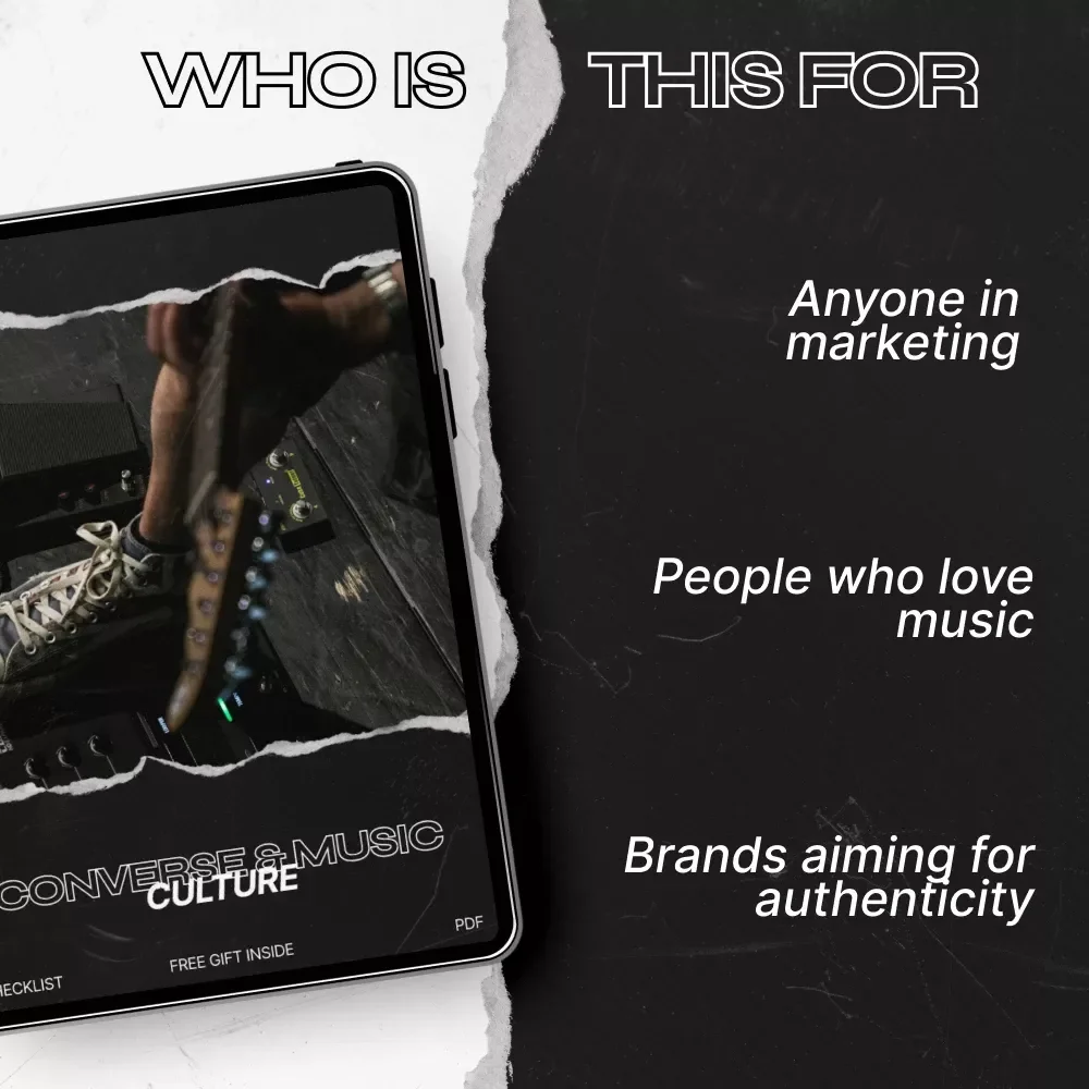 Converse & Music Culture Checklist - The Essential Guide to Authentic Brand Alignment