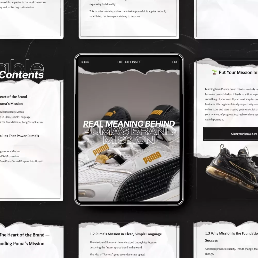 Real Meaning Behind Puma’s Brand Mission: Uncover the Secrets of Puma’s Purpose-Driven Success | Digital Guide & eBook