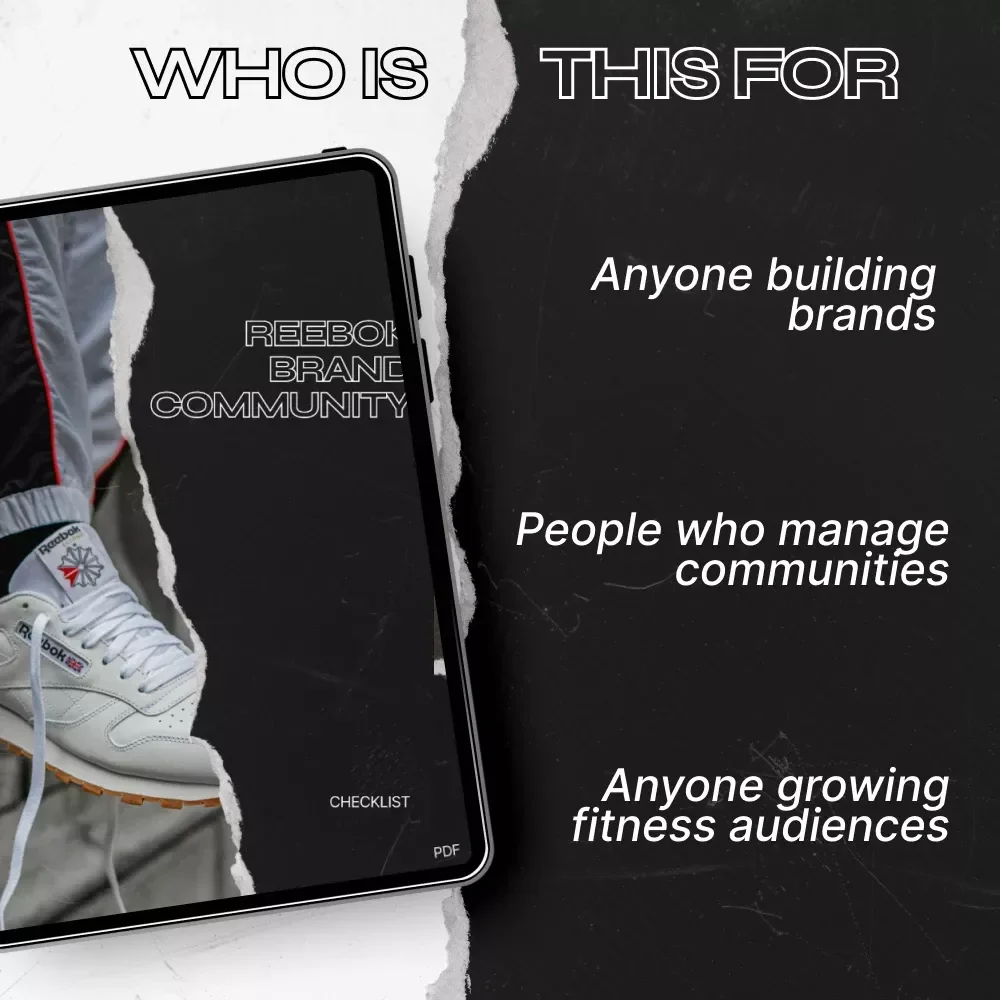 Reebok Brand Community Checklist – Reebok Brand Community Growth Guide for Authentic Engagement, Loyalty Building & Long-Term Advocacy Strategy