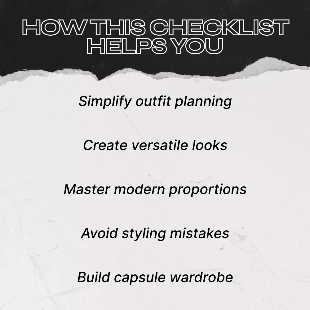 Reebok Modern Outfits Checklist – Minimalist Athletic Style Guide, Capsule Wardrobe Planner & Smart Casual Outfit Builder Digital Download