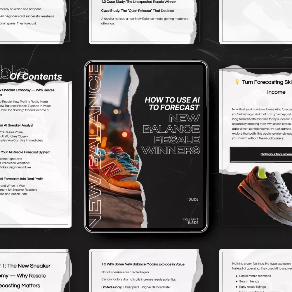 How to Use AI to Forecast New Balance Resale Winners - Sneaker Reselling Guide for Success
