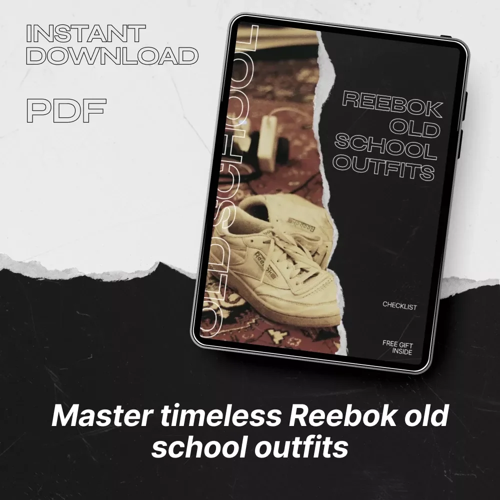 Reebok Old School Outfits Checklist – Retro Streetwear Style Guide, Vintage Sportswear Capsule Planner, Classic Sneaker & Denim Outfit Builder