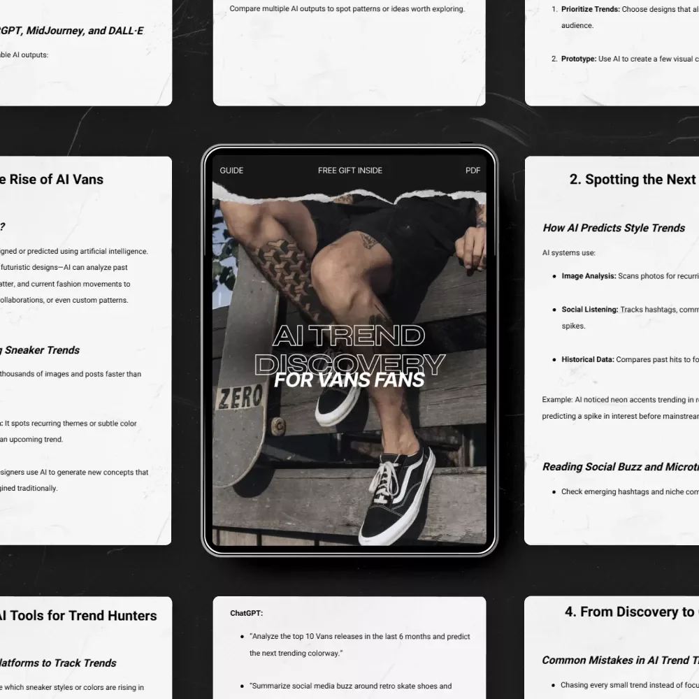 AI Trend Discovery for Vans Fans – The Ultimate ai vans trend discovery Guide for Sneakerheads, Resellers & Streetwear Creators