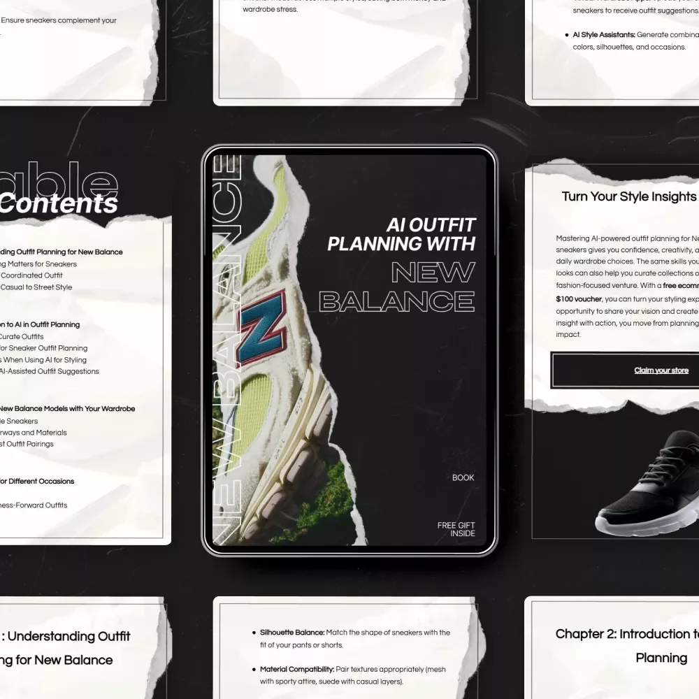 AI Outfit Planning with New Balance - eBook Guide for Sneaker Style, AI Styling, and Wardrobe Coordination