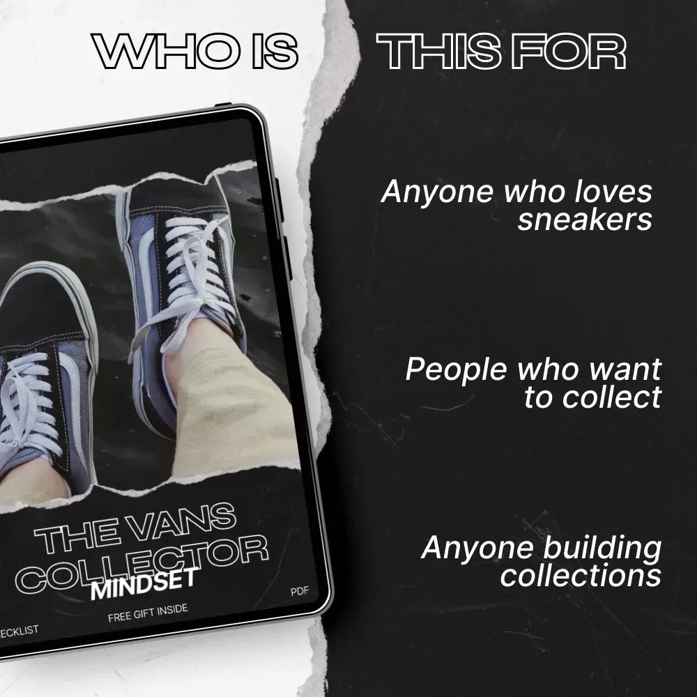 The Vans Collector Mindset – Printable Checklist for Building Your Ultimate vans collector mindset Sneaker Collection | Digital Download Guide
