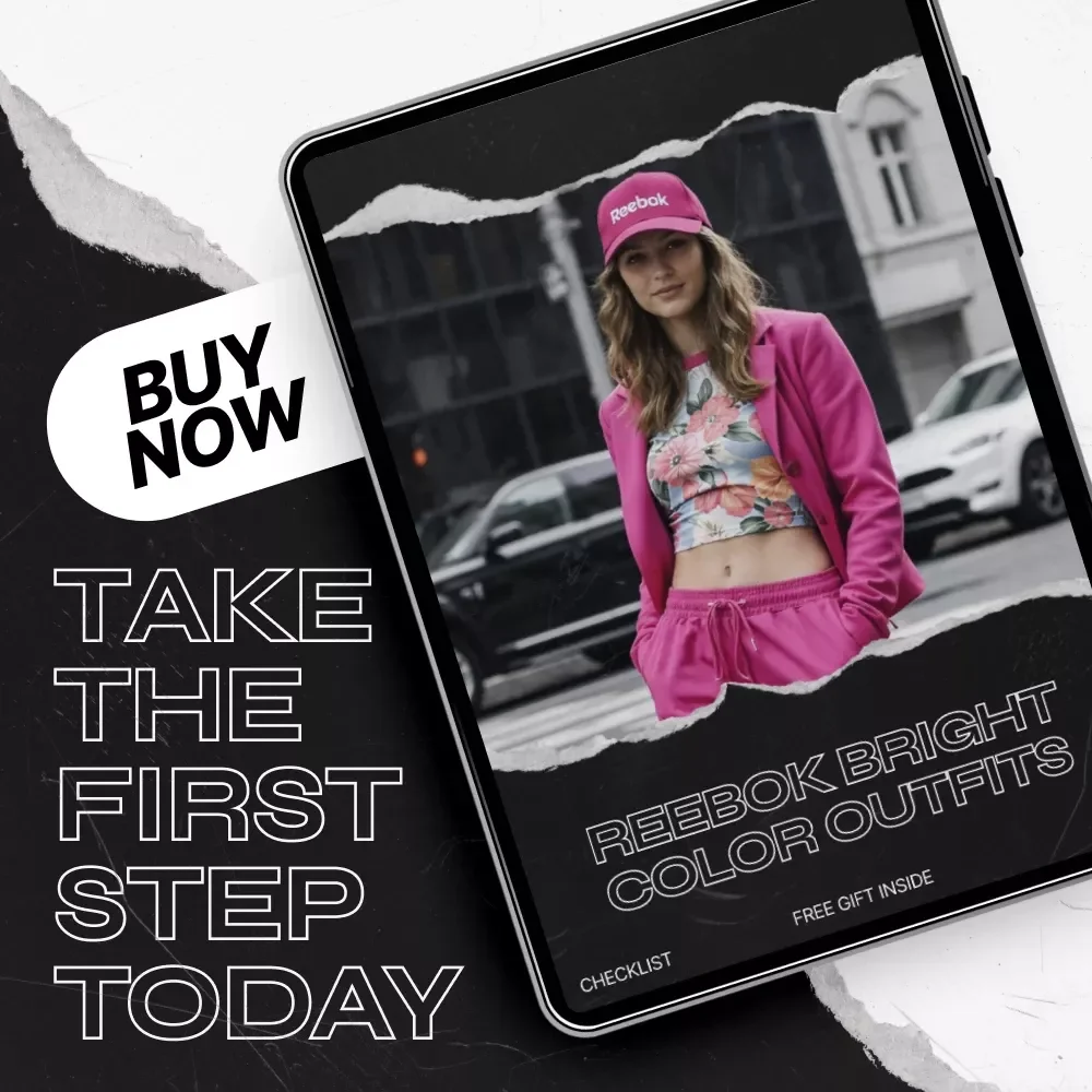 Reebok Bright Color Outfits Checklist – Bold Street Style Styling Guide, Athletic Color Coordination Planner, Digital Download for Confident Everyday Looks
