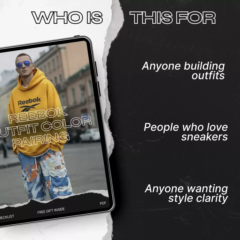 Reebok Outfit Color Pairing Checklist – reebok outfit color pairing Digital Style Guide for Gym & Streetwear Looks