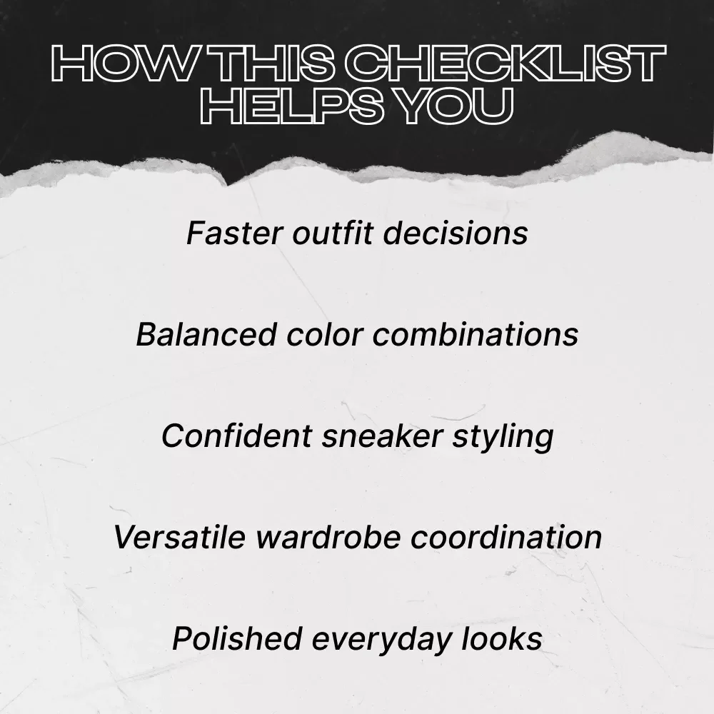Reebok Outfit Color Pairing Checklist – reebok outfit color pairing Digital Style Guide for Gym & Streetwear Looks