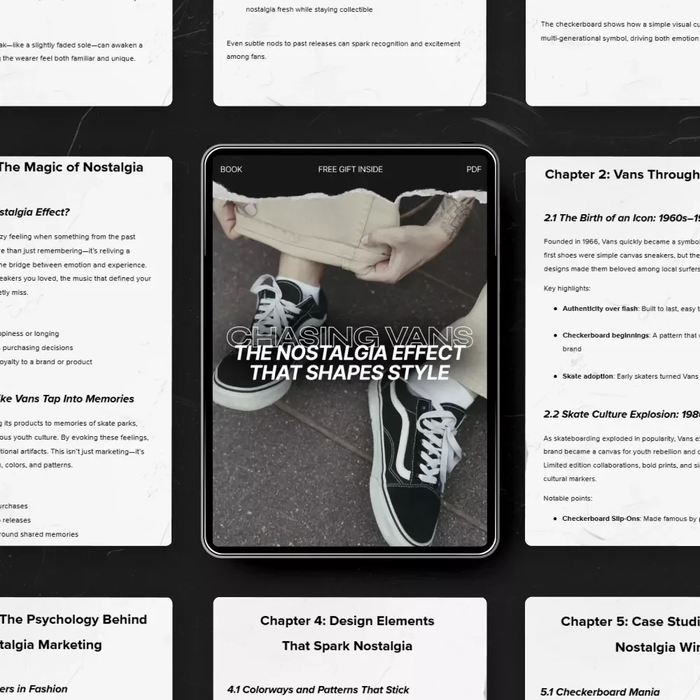 Chasing Vans: The Nostalgia Effect That Shapes Style – A Deep Dive Into the Vans Nostalgia Effect, Retro Fashion Psychology & Timeless Streetwear Influence (Digital eBook)