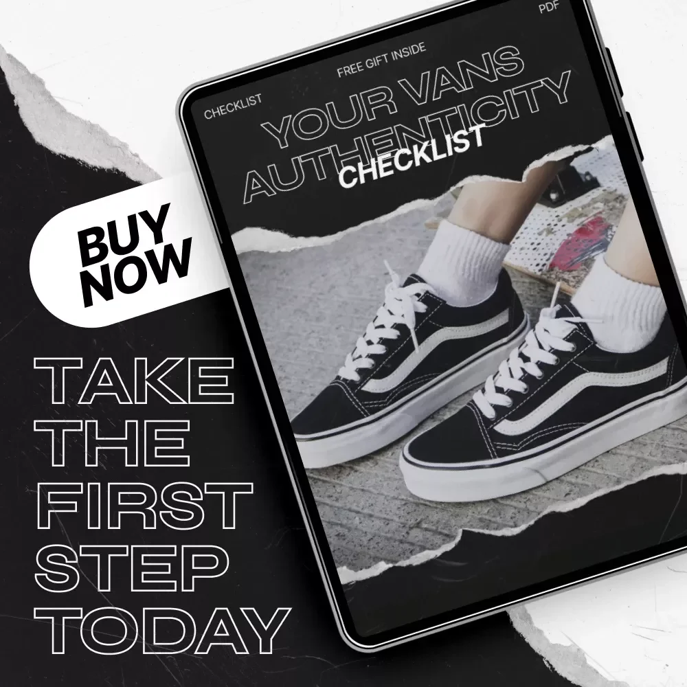 Your Vans Authenticity Checklist | Printable Guide to vans real vs fake signs | Sneaker Verification Digital Download