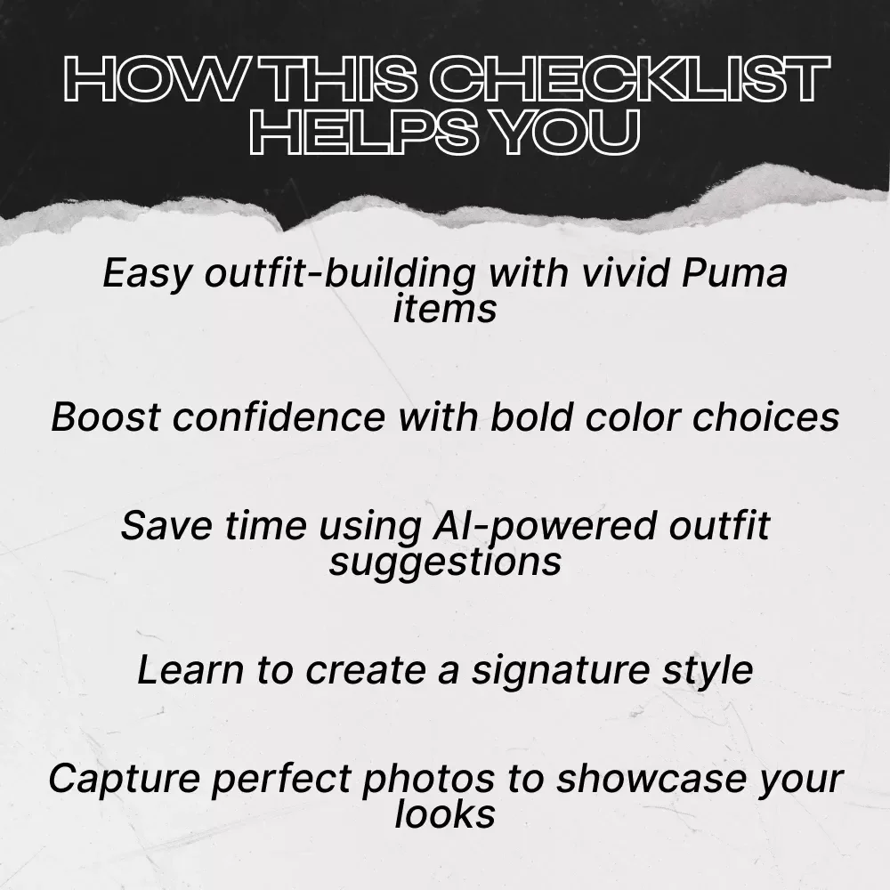 Puma Vivid Mode Checklist: Bold Color Streetwear Looks Guide for Confidence and Style