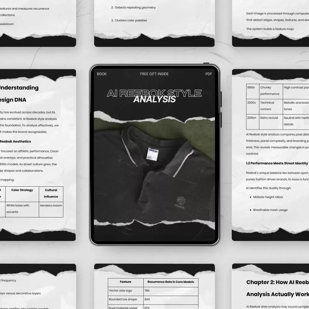AI Reebok Style Analysis – The Complete AI Reebok Style Analysis eBook for Sneaker Aesthetics, Brand Pattern Recognition & Smart Outfit Strategy