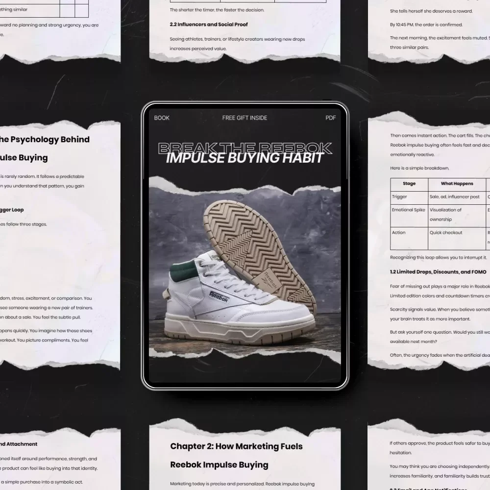 Break the Reebok Impulse Buying Habit – A Practical eBook Guide to Overcoming Reebok Impulse Buying, Stop Overspending & Build Smarter Sneaker Shopping Habits