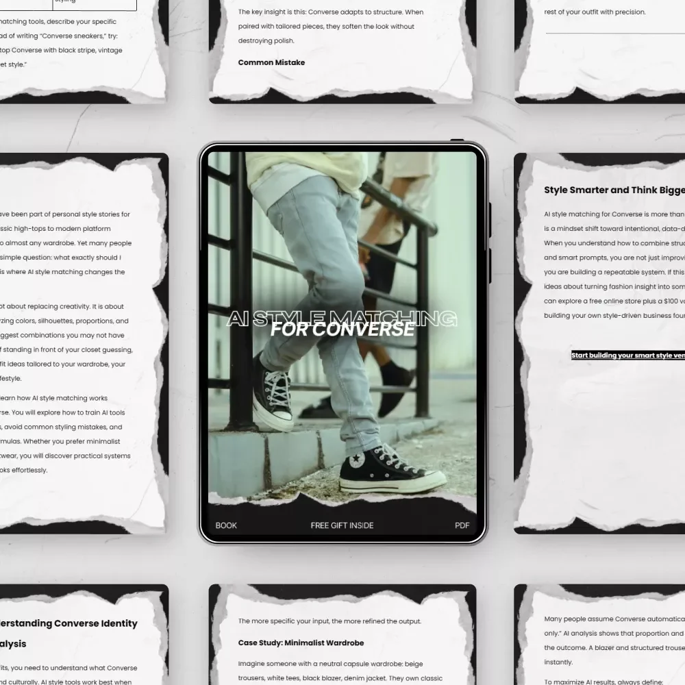 AI Style Matching for Converse: The Ultimate eBook Guide to Perfectly Pairing Converse with Your Wardrobe
