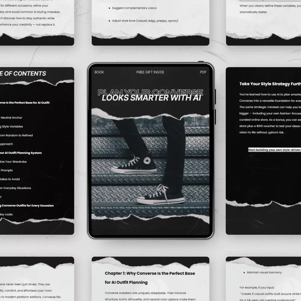 Plan Your Converse Looks Smarter with AI – The Ultimate eBook for AI Outfit Planning with Converse