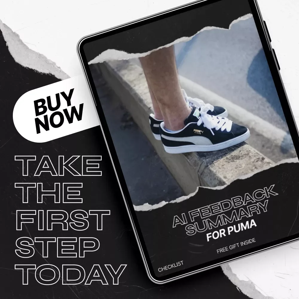 AI Feedback Summary for Puma – AI Feedback Summary Puma Checklist for Smarter Review Analysis, Customer Insight Tracking & Brand Messaging Optimization