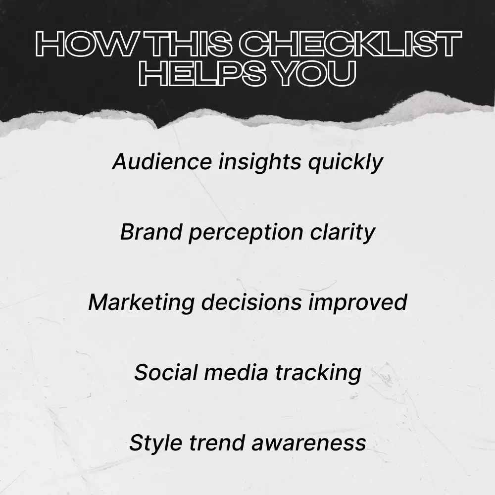 Vans vs Adidas Perception Checklist – Digital Download Guide for Audience Insights, Brand Analysis & Streetwear Style Observations