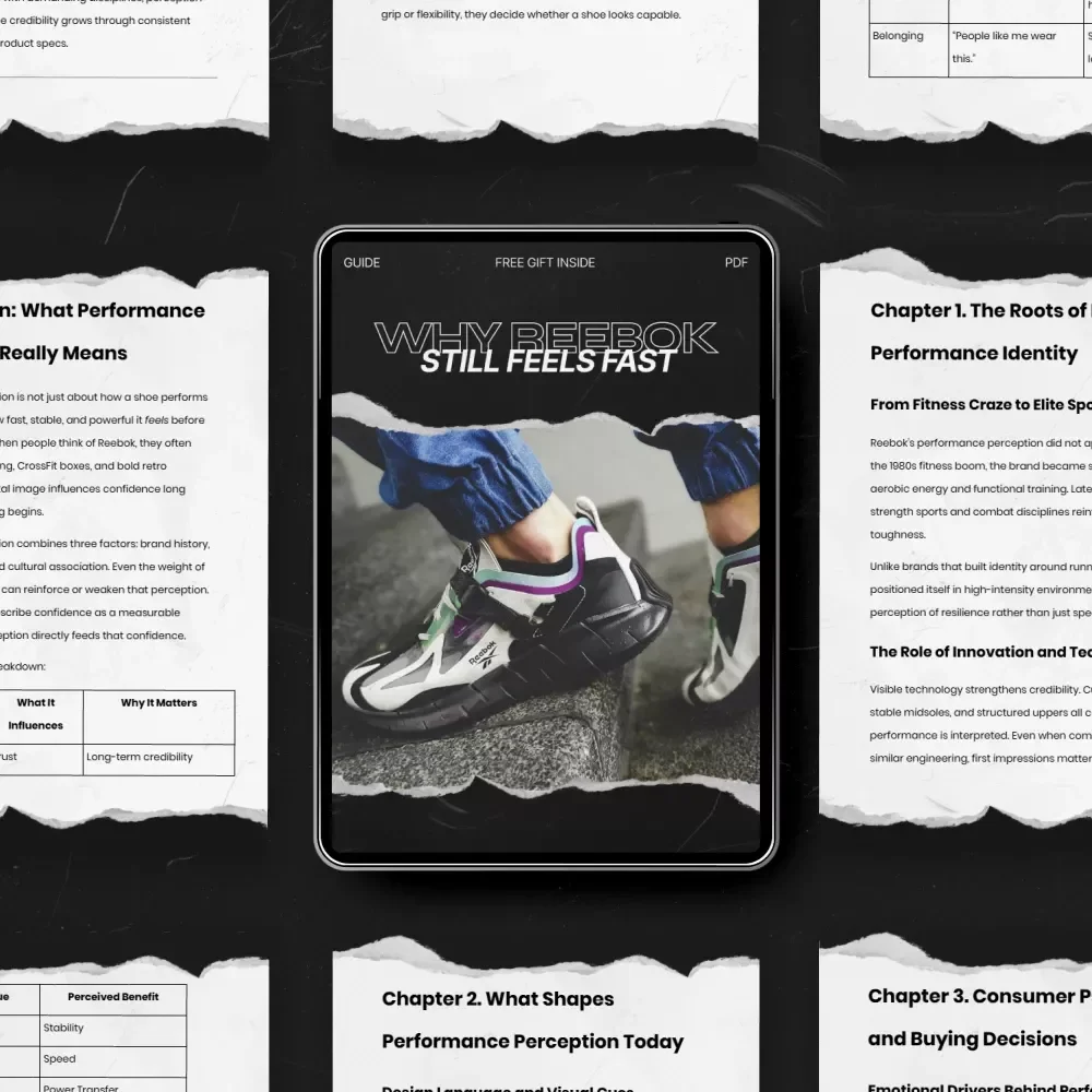 Why Reebok Still Feels Fast – A Deep Dive Guide to Reebok Performance Perception, Brand Psychology & Sports Marketing Insights (Digital Download)
