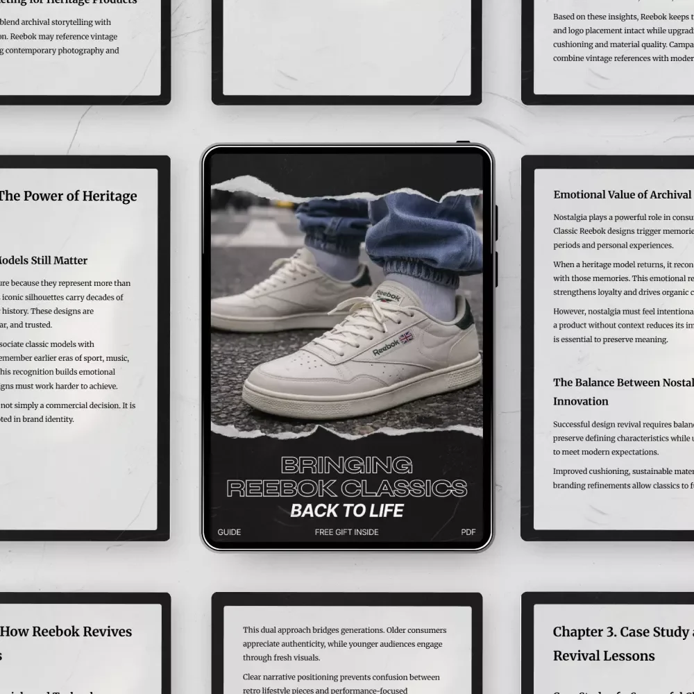 Bringing Reebok Classics Back to Life – Reebok Classic Design Revival Guide for Heritage Sneaker Strategy, Brand Storytelling & AI-Driven Innovation