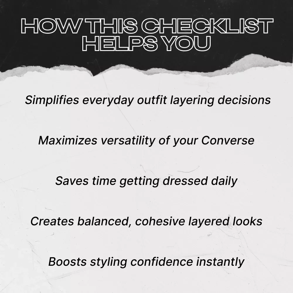 The Converse Outfit Checklist – Your Go-To Guide for Effortless Converse Layered Outfits & Everyday Street Style