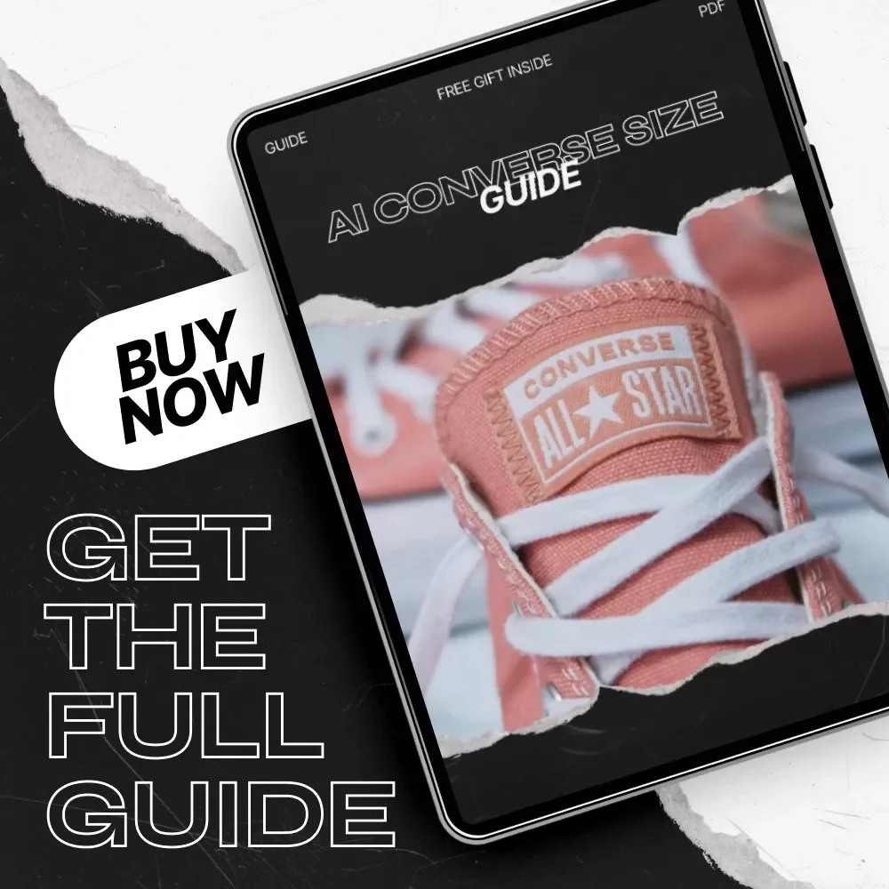 AI Converse Size Guide: Unlock the Perfect Fit with AI-Powered Sizing Recommendations for Converse Shoes