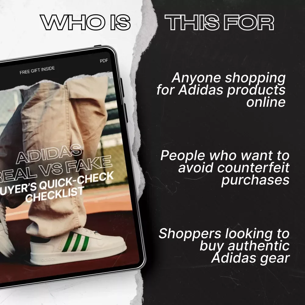 Adidas Real vs Fake: Buyer’s Quick-Check Checklist – Spot the Fakes with Confidence
