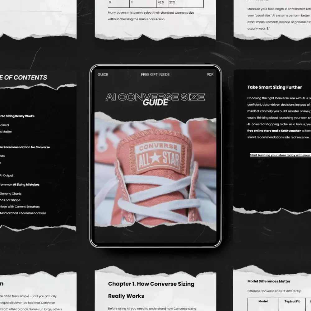 AI Converse Size Guide: Unlock the Perfect Fit with AI-Powered Sizing Recommendations for Converse Shoes