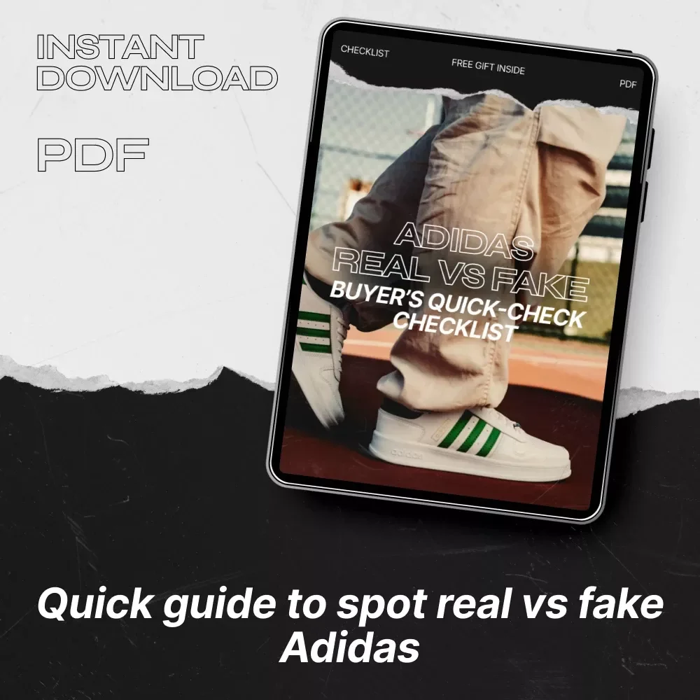 Adidas Real vs Fake: Buyer’s Quick-Check Checklist – Spot the Fakes with Confidence
