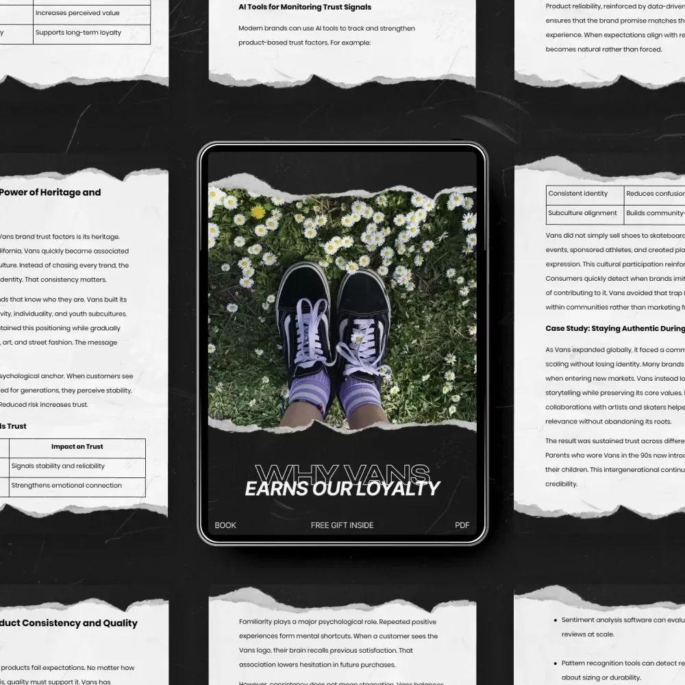 Why Vans Earns Our Loyalty – Ebook Guide to Vans Brand Trust Factors, Heritage, Quality Signals & Community-Driven Brand Strategy
