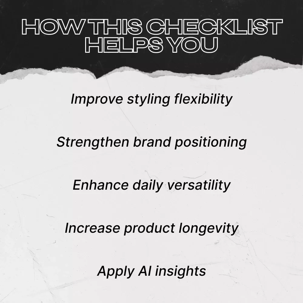 Reebok Everyday Wear Appeal Checklist | reebok everyday wear appeal Lifestyle Brand Evaluation Guide | Digital Download for Athletic to Casual Style Strategy