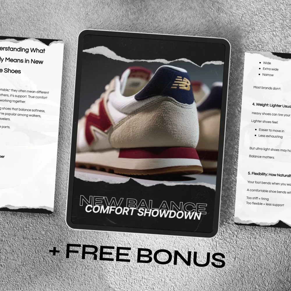 New Balance Comfort Showdown – The Ultimate New Balance Comfort Comparison eBook for Walking, Running & All-Day Support Guide