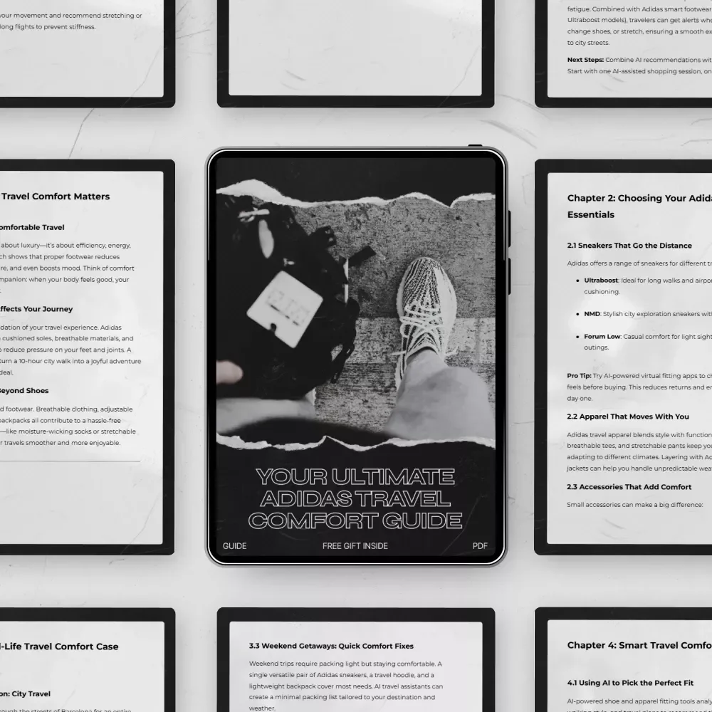 Your Ultimate Adidas Travel Comfort Guide – adidas travel comfort choice Digital eBook for Smart Packing, Sneakers & Apparel Picks