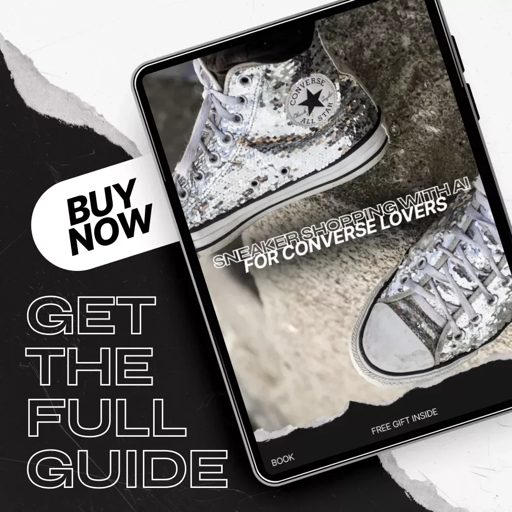 Sneaker Shopping with AI for Converse Lovers – AI Shopping Helper Converse eBook Guide for Smarter Style, Fit & Trend Decisions