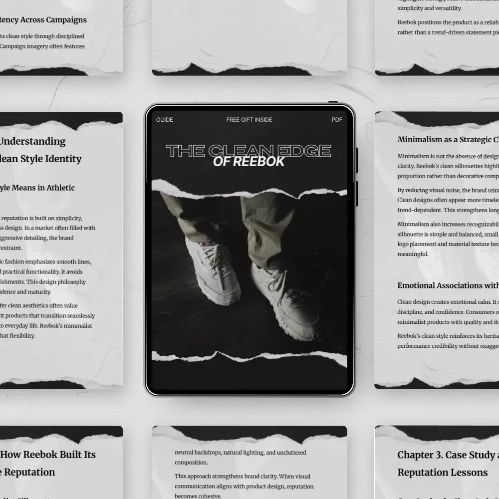 The Clean Edge of Reebok – Guide to Reebok Clean Style Reputation, Minimalist Athletic Branding & AI Brand Protection Strategy