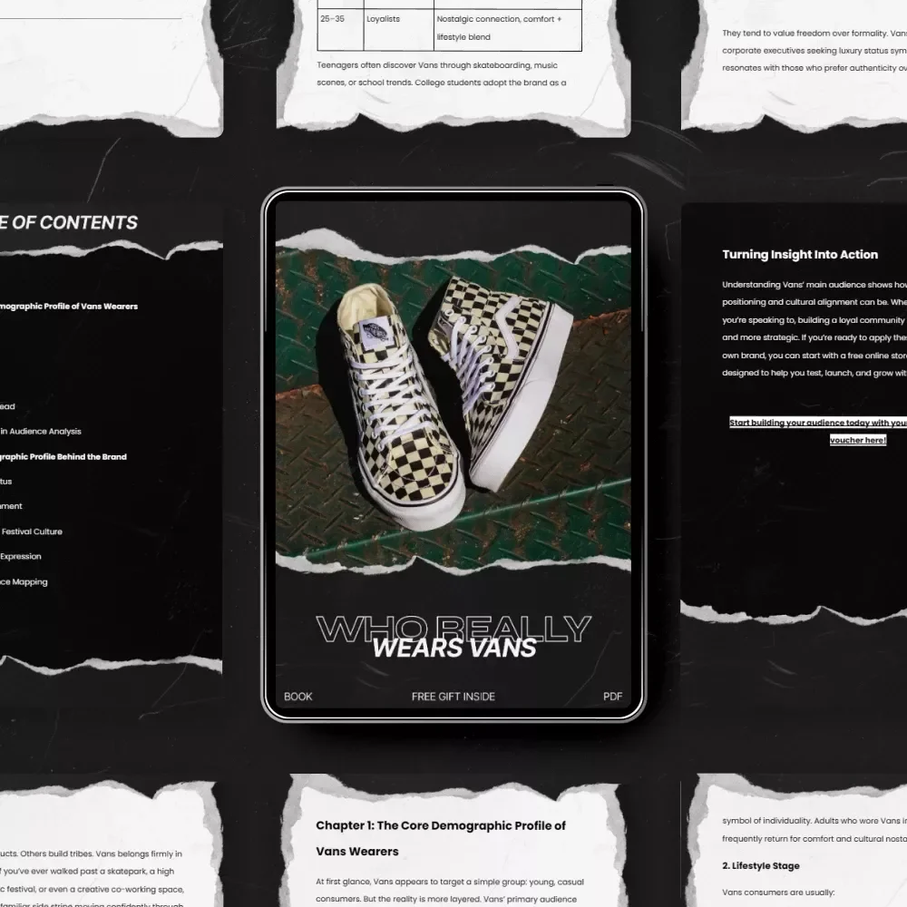 Who Really Wears Vans – In-Depth Ebook Guide to Vans Main Audience, Demographic & Psychographic Brand Analysis for Marketers & Creatives